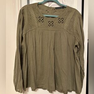 Abercrombie and fitch sage green L